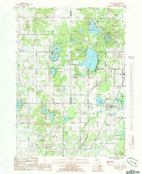 Sand Lake 1985 topographic map thumbnail