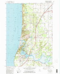 Saugatuck 1981 topographic map thumbnail