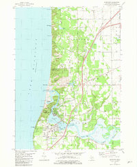 Saugatuck 1981 topographic map thumbnail