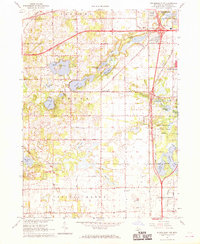 Schoolcraft NW 1967 topographic map thumbnail
