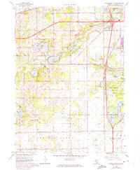 Schoolcraft NW 1967 topographic map thumbnail