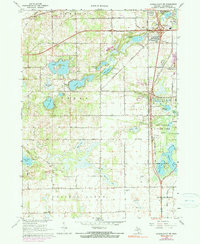 Schoolcraft NW 1967 topographic map thumbnail