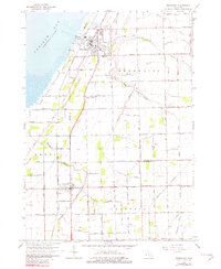 Sebewaing 1963 topographic map thumbnail
