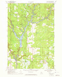 Secord Lake 1969 topographic map thumbnail