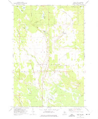 Seney NW 1972 topographic map thumbnail
