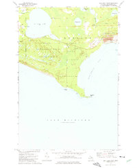 Seul Choix Point 1972 topographic map thumbnail