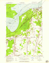 Shallows 1951 topographic map thumbnail