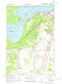 Shallows 1951 topographic map preview