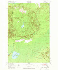 Sheephead Lake 1951 topographic map thumbnail