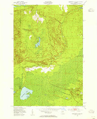 Sheephead Lake 1951 topographic map thumbnail