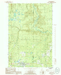 Sidnaw 1985 topographic map thumbnail