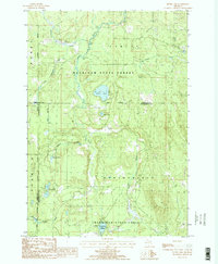 Silver Lake 1986 topographic map thumbnail