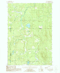 Silver Lake 1986 topographic map thumbnail