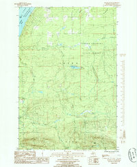 Skanee South 1985 topographic map thumbnail