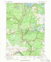 Skidway Lake 1968 topographic map thumbnail