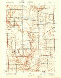 Smiths Creek 1939 topographic map thumbnail