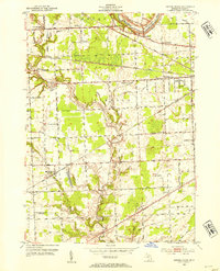 Smiths Creek 1952 topographic map thumbnail