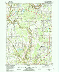 Smiths Creek 1991 topographic map thumbnail