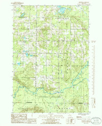 Smithville 1985 topographic map thumbnail