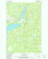 Smoky Lake 1981 topographic map thumbnail