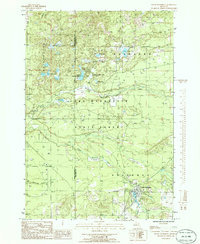 South Boardman 1985 topographic map thumbnail