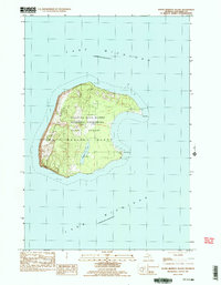 South Manitou Island 1983 topographic map thumbnail