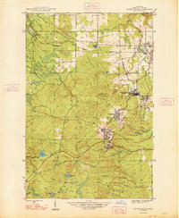South Range 1948 topographic map thumbnail