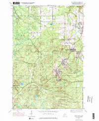 South Range 1946 topographic map thumbnail