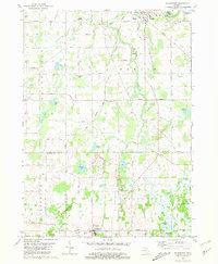 Springport 1981 topographic map thumbnail