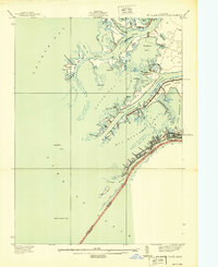 St. Clair Flats 1939 topographic map thumbnail
