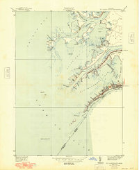 St. Clair Flats 1949 topographic map thumbnail