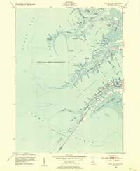 St. Clair Flats 1952 topographic map thumbnail