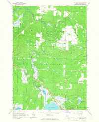St. Helen NW 1965 topographic map thumbnail