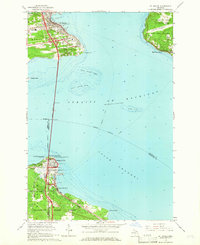 St. Ignace 1964 topographic map thumbnail