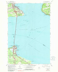 St. Ignace 1964 topographic map thumbnail