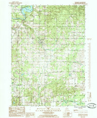 Stanwood 1985 topographic map thumbnail