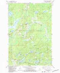 Stateline Lake 1982 topographic map thumbnail