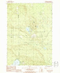 Stewart Lake 1987 topographic map thumbnail