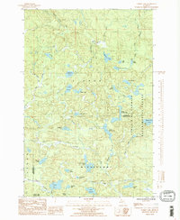 Summit Lake 1985 topographic map thumbnail