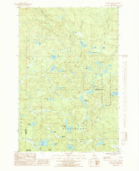 Summit Lake 1985 topographic map thumbnail