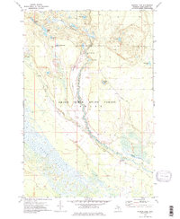 Sunken Lake 1972 topographic map thumbnail
