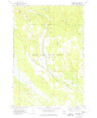 Sunken Lake 1972 topographic map preview