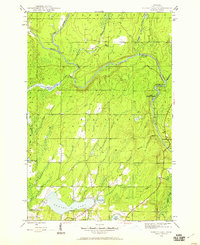 Sunset Lake 1945 topographic map preview