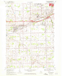 Swartz Creek 1969 topographic map thumbnail