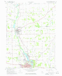 Tecumseh North 1967 topographic map thumbnail