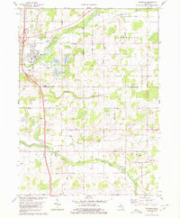 Tekonsha 1980 topographic map thumbnail