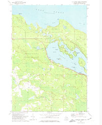 Thompsons Harbor 1971 topographic map thumbnail