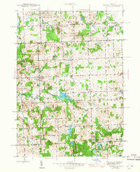 Thornville 1945 topographic map thumbnail