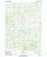 Thornville 1991 topographic map thumbnail