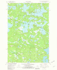 Thousand Island Lake 1981 topographic map thumbnail